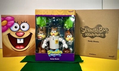 2022 Super7 Ultimates - SpongeBob Squarepants - SANDY CHEEKS Action Figure - Image 1 of 4