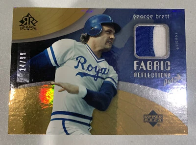 🔥 2005 Upper Deck Reflections Fabric /99 GEORGE BRETT #FRP-GB Patch HOF - Image 1 of 2