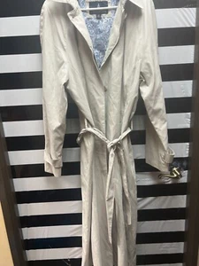 Women "London Fog" Khaki long trenchcoat size 18 Reg. Prev. Owned - Picture 1 of 2