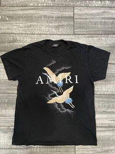 Camisa AMIRI Grulla Pájaro Talla XS Auténtica - Imagen 1 de 10