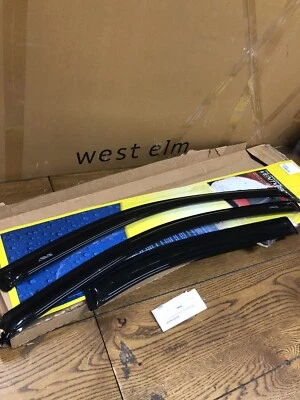 AVS Ventshade Smoked Tape On Vent Visor Rain Guards for 11-18 Volkswagen Jetta - Image 1 of 4