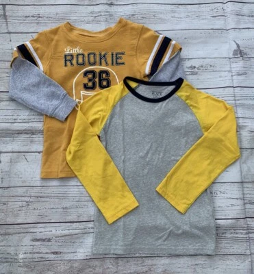 Лот из 2 мальчиков размер 5 длинным рукавом футболка - The Children's Place & Carter's - Изображение 1 из 4