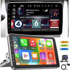 DAB+ 1DIN Autoradio mit Bluetooth 360° Drehbarer Bildschirm Android13 GPS Kamera - Bild 1 von 15