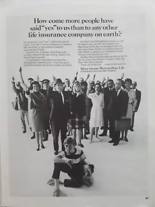 1966 Metropolitan Life Insurance how come more people have said yes to us ad - Picture 1 of 1