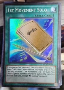 YUGIOH UNLIMITED NECH-EN059 1ST MOVEMENT SOLO SUPER RARE NEAR MINT NM - Picture 1 of 1