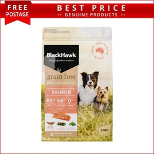 BlackHawk Grain Free Dog Food Salmon 2.5 KG Pack Adult Dogs Dry Food - Picture 1 of 2