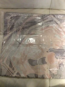 West Elm  Pillow Cover Marble Swirl Brocade 20x20 Dusty Blush Abstract Metallic  - Picture 1 of 1