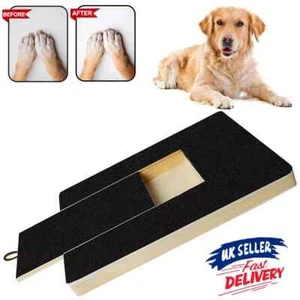 File Double Sided Mat Scratch Board Pet Nail Care Grind Nails Dog Scratch Pad UK - Picture 1 of 12
