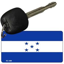 Honduras Flag Novelty Metal Aluminum Key Chain License Plate Tag Art