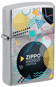 Zippo Lighter: Zippo Retro Design - Brushed Chrome 46052 - Picture 1 of 1