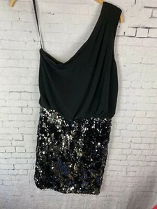 CITY TRIANGLES COCKTAIL MINI Kleid MEDIUM Damen schwarz verziert (J19) - Bild 1 von 9