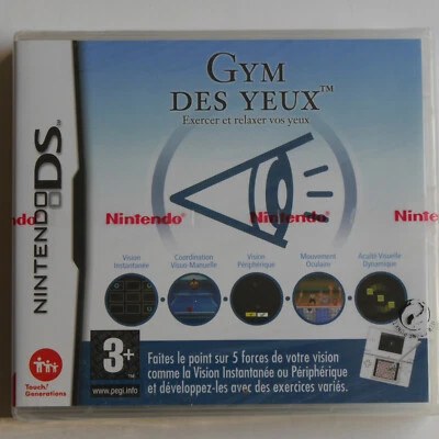 Nintendo DS game Gym Des Yeux: Exercer et relaxer vos yeux *NEW & SEALED* #AA - Image 1 of 2