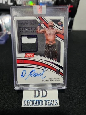2022 Panini Immac UFC - Rookie Memorabilia Auto Daniel Rodriguez  /6 - Image 1 of 2