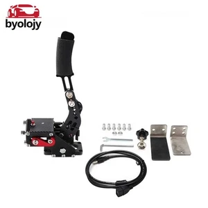 14Bit PS4/PS5 PS USB3.0 SIM Handbrake with Clamp for Racing Games T300RS Black - Picture 1 of 12