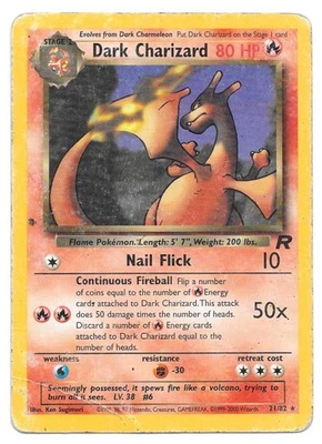 2000 POKEMON DARK CHARIZARD TEAM ROCKET #21/182 - HP - Image 1 of 2