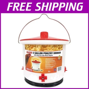 Farm Innovators Irrigatore riscaldato per pollame - Secchio da 2 galloni - Foto 1 di 10