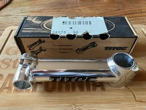 Vintage Titec Stem 1 1/8 in Threadless 25.4mm 150 mm 0 deg 2 Bolt Silver Perfect - Picture 1 of 4