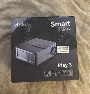 NEW Artlii Play 3 Smart Projector FHD 1080p Android WiFi Bluetooth, Supports 4K - Picture 1 of 10