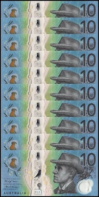 Australia 10 Dollars, 2017, P-63, UNC Polymer X 10 PCS - Image 1 of 2