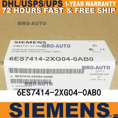 New Siemens SIMATIC S7-400 CPU 414-2 6ES7414-2XG04-0AB0 6ES7 414-2XG04-0AB0 - Image 1 of 4