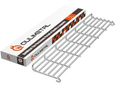 Rack de aquecimento de grelha de aço inoxidável para grelhas a gás Weber Genesis II 300 Series... - Imagem 1 de 4