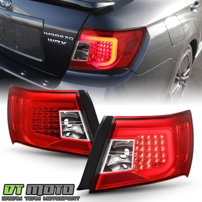 Luces traseras LED rojas luces de freno actualización para Subaru Impreza/WRX 2008-2011 sedán Foto 1 de 4