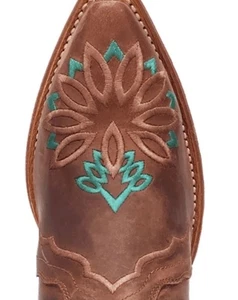 Laredo Damen Filly Snip Toe Cowboystiefel Tabak 20006 Größe 6,5 Neu mit Etikett - Bild 1 von 12