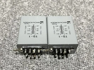 NIHON KOHDEN TD-1 600Ω/150Ω Line Transformer Set of 2 Tested and working fine - Picture 1 of 2