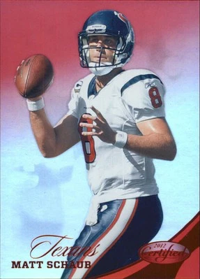 2012 Certified Mirror Red #39 Matt Schaub /250 -FB - Image 1 of 2