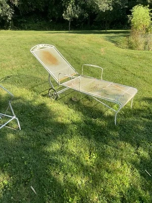 Wrought Iron Chairs And Recliners, Rocker,￼ Table And End Tables - Image 1 of 4