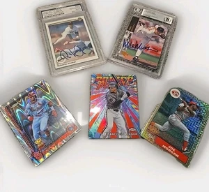 Baseball Hot Pack – Guaranteed Auto/Refractor/Rookie- 10 Card - top seller - Picture 1 of 3