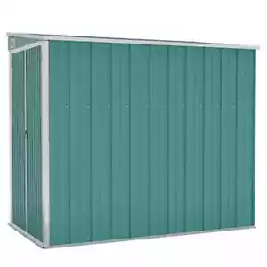 Wall-Mounted Garden Shed Outdoor Storage Tool Workshop Sheds Galvanised Steel - Picture 1 of 7