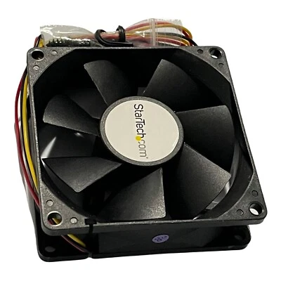 Startech FANBOX2 80x25mm Computer Case Fan w/ 3 Pin TX3 Connector NEW - Image 1 of 4