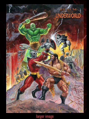 REALM OF THE UNDERWORLD Escape From The Underworld 17x23 Promo Poster Scott West Cover