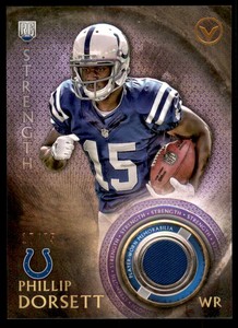2015 Topps Valor Rookie Relics Strength #VRRPD Phillip Dorsett Jersey /75