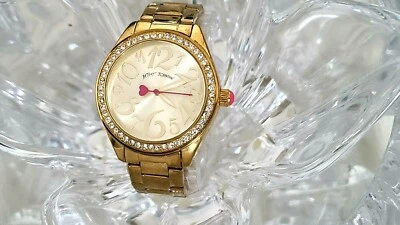 Reloj Betsy Johnson Mujer Caja Cristal Corazón BJ00175-04  Foto 1 de 4