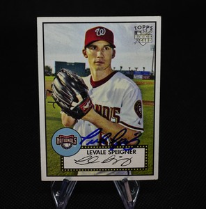 2007 Topps ‘52 Autograph Levale Speigner RC #68 Nationals Certified Buyback