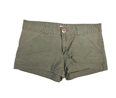OP Ocean Pacific Women's Shorts Khaki Green Chino Shorts Size 1 - Image 1 of 3