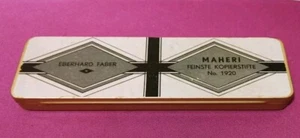 EBERHARD FABER - "MAHERI" Blech Dose mit 2 x Bleistift/ Pencil - VINTAGE  - Bild 1 von 9