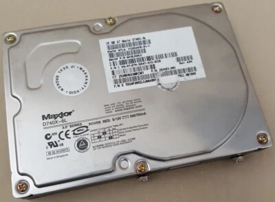 20.0gb MAXTOR D740X-6L 40pin IDE 3.5" Hard Drive for AMIGA APPLE MAC PC 4000(T) - Image 1 of 4