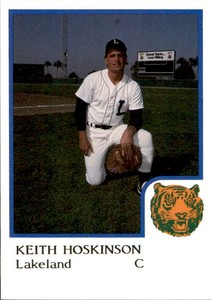 1986 Lakeland Tigers ProCards 7 Keith Hoskinson Oklahoma City OK Arlington Texas