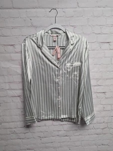 Pigiama top Victoria Secret maniche lunghe con bottoni in perfette condizioni sateen. 512 - Foto 1 di 6