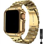 Case+ Stainless Steel Metal Strap for Apple Watch iWatch 8 7 6 SE 5 4 3 Ultra 49