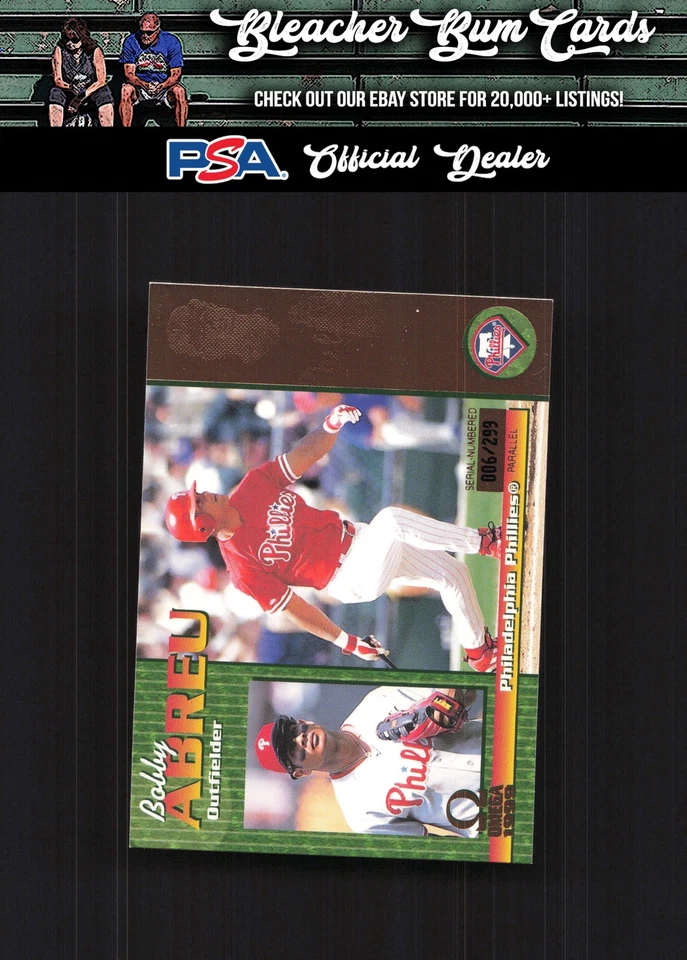 1999 Pacific Omega 177 Bobby Abreu Gold /299 - Image 1 of 2