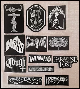 Doom Metal Patches ELECTRIC WIZARD MOSS COUGH EVOKEN WINDHAND ABYSMAL GRIEF MDB - Picture 1 of 1