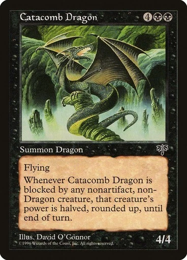 MTG - Catacomb Dragon - Mirage - Magic the Gathering - Image 1 of 1