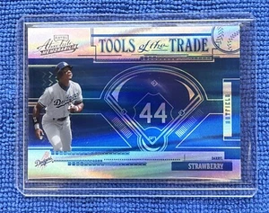 2005 Playoff Darryl Strawberry Tools of the Trade BLUE #d/10 Reverse Spectrum - Picture 1 of 3