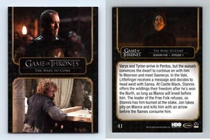 The Wars To Come #41 Game Of Thrones Complete Series 2020 Rittenhouse Card - Picture 1 of 1