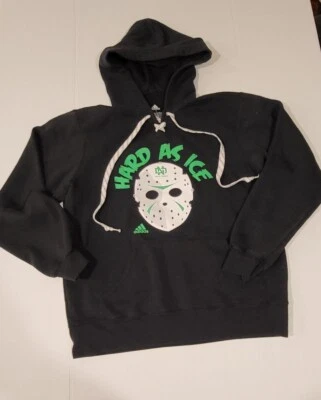 Sudadera con capucha de hockey Adidas de Dakota del Norte dura como el hielo talla pequeña Foto 1 de 4