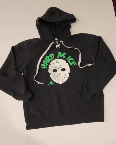 North Dakota Adidas Hockey Hoodie Hard As Ice Size Small Cover